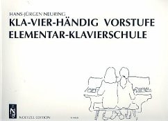Cover Kla-vier-händig Vorstufe Elementar-Klavierschule
