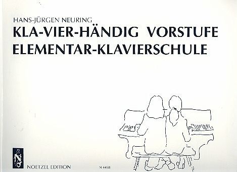 Kla-vier-händig Vorstufe Elementar-Klavierschule