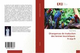 Divergences de traduction des termes touristiques fr-esp-fr