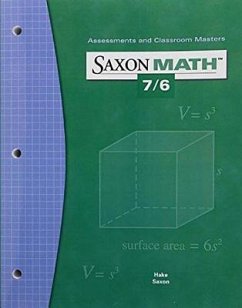 Saxon Math 7/6: Assessments & Classroom Masters - Various; Hake
