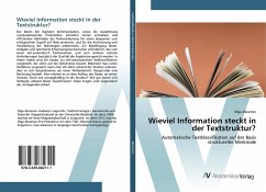 Wieviel Information steckt in der Textstruktur?