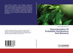 Characterization Of Probability Distributions And Moments - Jahangir Sabbir Khan, Mohd.
