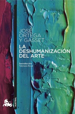 Cover La deshumanización del arte