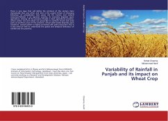 Variability of Rainfall in Punjab and its impact on Wheat Crop - Cheema, Sohail;Hanif, Muhammad
