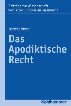 Das Apodiktische Recht - Meyer, Berend