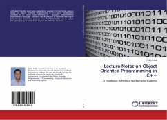 Lecture Notes on Object Oriented Programming in C++