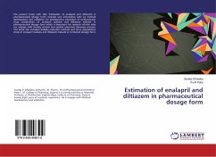 Estimation of enalapril and diltiazem in pharmaceutical dosage form