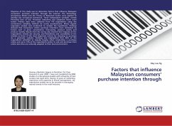 Factors that influence Malaysian consumers¿ purchase intention through