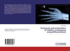 Proteomic characterisation of hADSCs undergoing osteodifferentiation