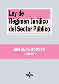Ley de régimen jurídico del sector público - Editorial Tecnos