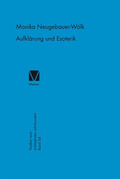 Aufklärung und Esoterik (eBook, PDF) - Neugebauer-Wölk, Monika