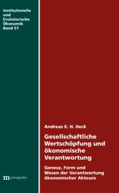 Cover Gesellschaftliche Wertschöpfung und ökonomische Verantwortung