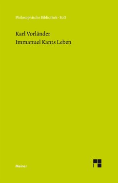 Immanuel Kants Leben (eBook, PDF) - Vorländer, Karl