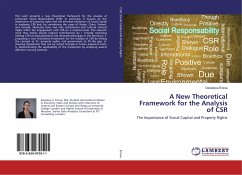 A New Theoretical Framework for the Analysis of CSR