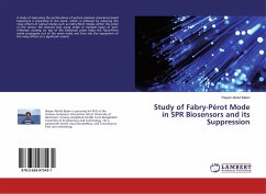 Study of Fabry-Pérot Mode in SPR Biosensors and its Suppression
