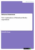 New explanation of Michelson-Morley experiment (eBook, PDF)