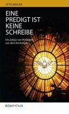 Eine Predigt ist keine Schreibe