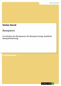 Bausparen (eBook, PDF) - David, Stefan