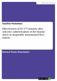 Effectiveness of LU-177-dotatate after selective catheterization of the hepatic artery in inoperable metastasized liver tumors (eBook, PDF)