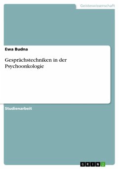 Gesprächstechniken in der Psychoonkologie (eBook, PDF)