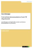 Unternehmenskommunikation beim VW Abgasskandal (eBook, PDF)