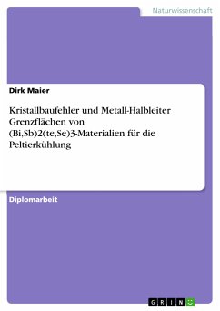 Kristallbaufehler und Metall-Halbleiter Grenzflächen von (Bi,Sb)2(te,Se)3-Materialien für die Peltierkühlung (eBook, PDF)