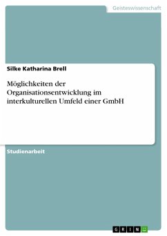 Möglichkeiten der Organisationsentwicklung im interkulturellen Umfeld einer GmbH (eBook, ePUB)