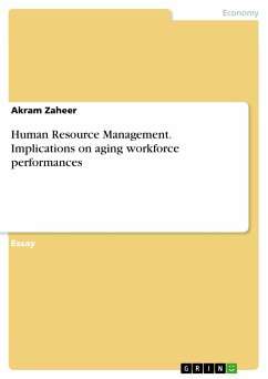 Human Resource Management. Implications on aging workforce performances (eBook, PDF) - Zaheer, Akram