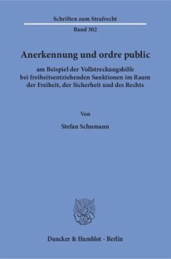 Anerkennung und ordre public - Schumann, Stefan