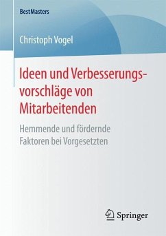 Ideen und Verbesserungsvorschläge von Mitarbeitenden - Vogel, Christoph