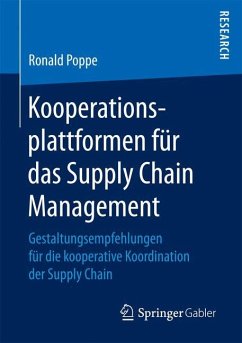 Kooperationsplattformen für das Supply Chain Management - Poppe, Ronald