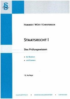 Staatsrecht I - Hemmer, Karl-Edmund;Christensen, Ralph;Wüst, Achim