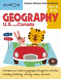 Kumon Sticker Activity Books: Geography U.S. and Canada - Kumon