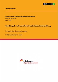 Coaching als Instrument der Persönlichkeitsentwicklung (eBook, PDF)