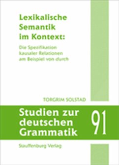 Cover Lexikalische Semantik im Kontext
