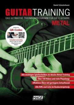 Guitar Training Metal (mit QR-Codes) - Schusterbauer, Daniel