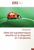 Effets d'é suprathermiques directifs sur le diagnostic en T de plasmas