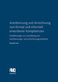 Anerkennung und Anrechnung non-formal und informell erworbener Kompetenzen