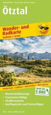 PublicPress Wander- und Radkarte Ötztal