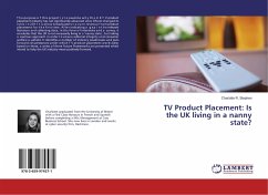 TV Product Placement: Is the UK living in a nanny state?