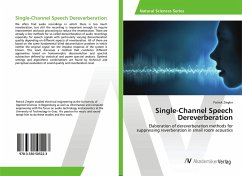 Single-Channel Speech Dereverberation