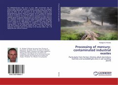 Processing of mercury-contaminated industrial wastes