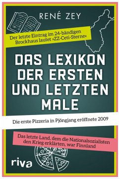Das Lexikon der ersten und letzten Male (eBook, PDF) - Zey, René