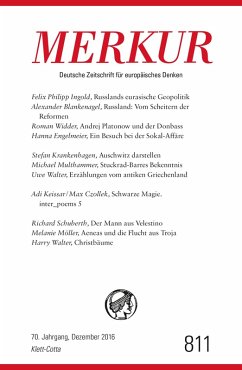 MERKUR Deutsche Zeitschrift für europäisches Denken - 2016-12 (eBook, ePUB)