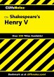 CliffsNotes on Shakespeare's Henry V... - Bild 1
