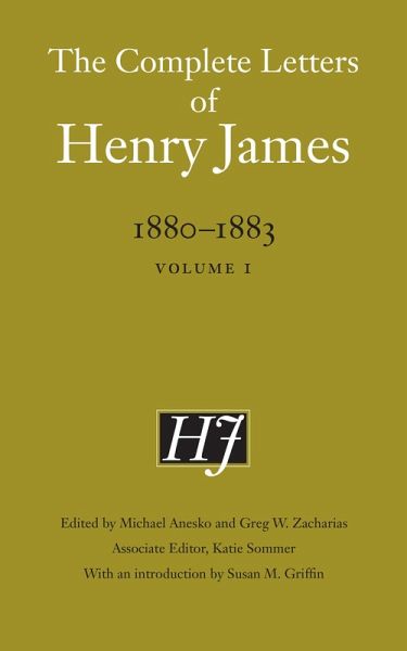 Complete Letters of Henry James, 1880-1883 (eBook, PDF)