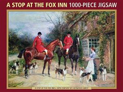 Jigsaw: A Stop at the Fox Inn: 1000-Piece Jigsaw - Peony Press