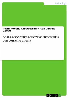Análisis de circuitos eléctricos alimentados con corriente directa (eBook, PDF)