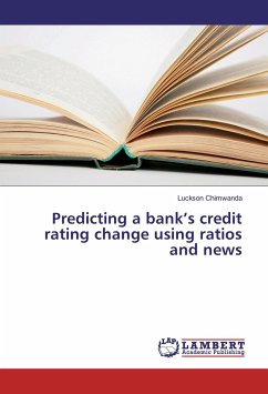Predicting a bank¿s credit rating change using ratios and news