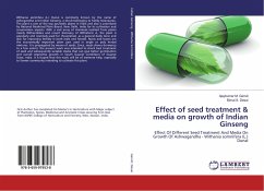 Effect of seed treatment & media on growth of Indian Ginseng - Ganvit, Ajaykumar M.;Desai, Bimal S.